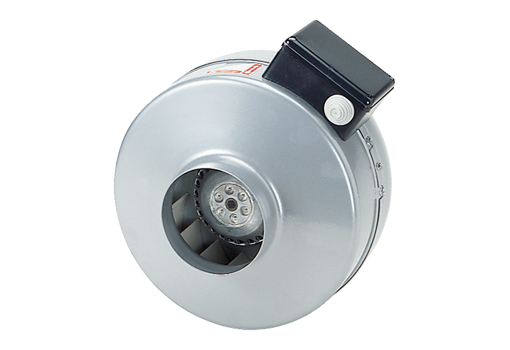 ERR 10/1 EC IM0009883.PNG Radial-Rohrventilator, DN 100, Fördervolumen 320 m³/h, Motor mit EC-Technologie