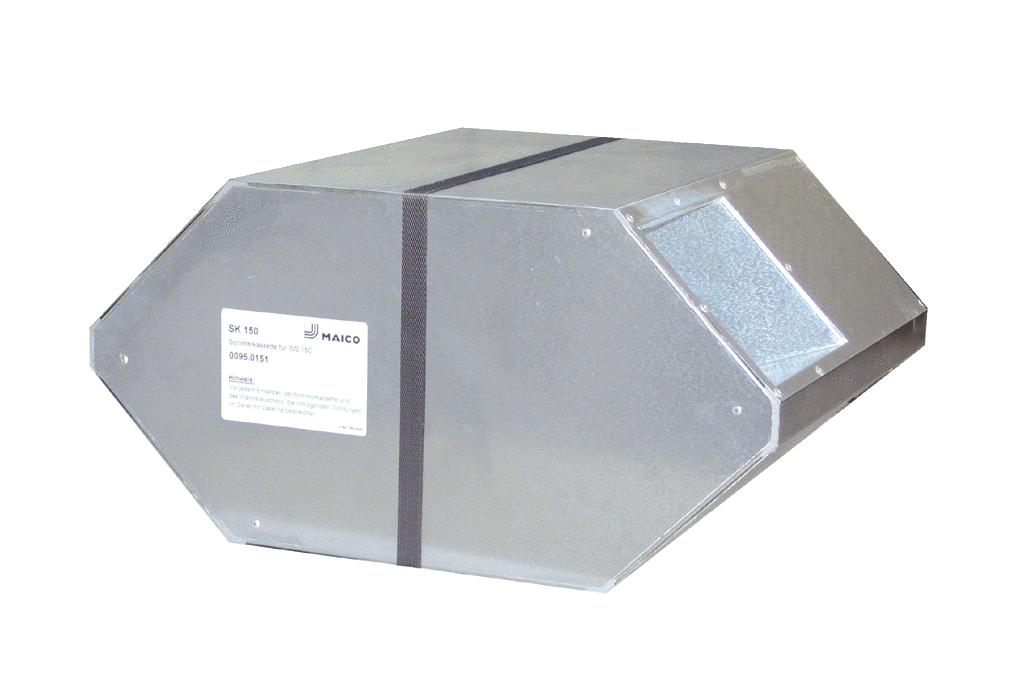 SK 150 IM0012627.PNG Sommerkassette für die Zufuhr frischer Außenluft für zentrales Lüftungsgerät WS 150