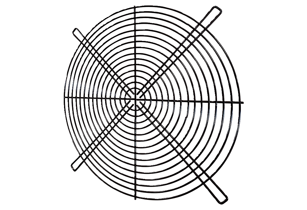 SGRI 31 IM0020793.PNG Rundes Schutzgitter, Metall, grau, DN 310