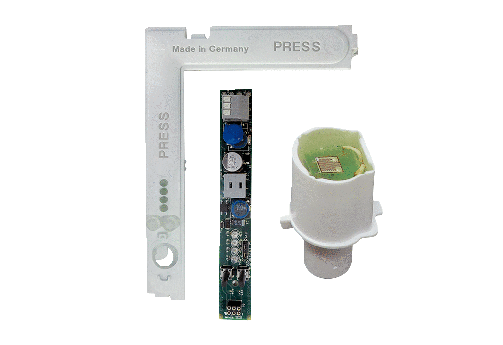 PL SE ABDE ECA 100 ipro F IM0023725.PNG Set Platine mit Elektronikabdeckung und Sensor als Ersatzteil für Kleinraumventilator ECA 100 ipro F/KF